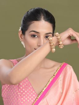 Designbox - Openable Gold Tone Ghungroo Bangles