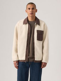 Levi's - Men's Cream Collar Neck Jacket
