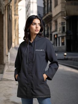 WOODLAND - Unisex Grey Sleeveless Jacket