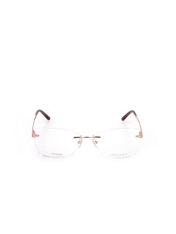 Escada - Women Gold Rim Less Square Shaped Eyeglass Frame (VESC90568FCFR) (56)