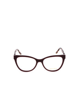 Escada - Women Maroon Full Rim Cat Eye Shaped Eyeglass Frame (VESE03549FHFR) (54)
