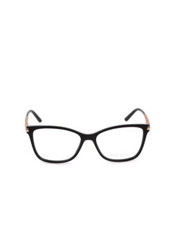 Escada - Women Black Full Rim Rectangle Shaped Eyeglass Frame (VESE4355700YFR) (55)