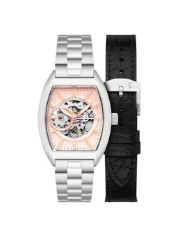 Earnshaw - Men Beauchamp Skeleton Automatic Rose Gold Dial Analog Watch With Strap - ES-8310-44 (M)