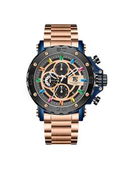 T5 - Men Chronograph Multi-Color Dial Analog Watch - H3702G-H (M)