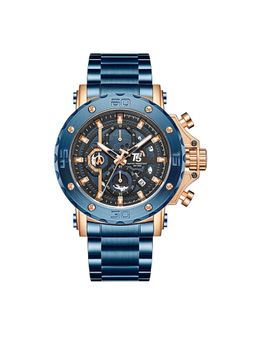 T5 - Men Chronograph Blue Dial Analog Watch - H3723G-I (M)