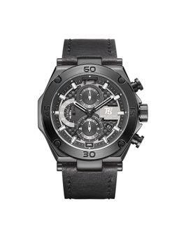 T5 - Men Chronograph Black Dial Analog Watch - H3881G-B (M)