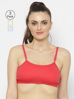 Floret - Wirefree Non-padded Sporty Bra - Multi-Color