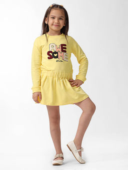 Kate & Oscar - Girls Embroidered Knitted Dress