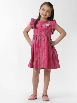 Kate & Oscar - Girls Dress with Wooden Buttons
