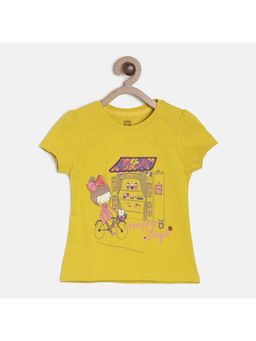 MINI KLUB - Kids Girls Yellow Knit Top