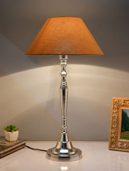 Homesake - Imperial Nickel Brushed Lamp Golden Shade