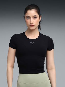 Puma - Shape luxe Women's Moisture-Wicking Cropped T-shirt
