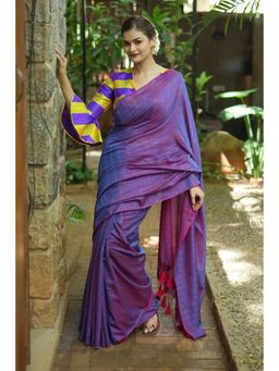 Shobitam - Reversible Maheshwari Saree With Unstitched Blouse