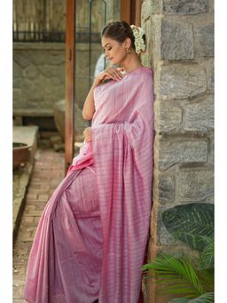 Shobitam - Handwoven Maheshwari Reversible Saree With Unstitched Blouse