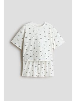 H&M - Girls Grey Cotton Pyjamas