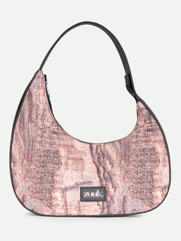 Zouk - Women Multi-Color Ladakh Impasto Pixi Baguette Handbag