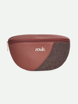 Zouk - Women Brown Bristel Freya Fanny Pack Belt Bag