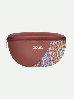 Zouk - Woemn Multi-Color Mandala Print Freya Fanny Pack Belt Bag