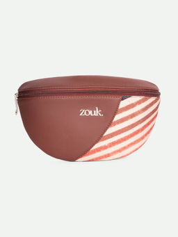 Zouk - Women Multi-Color Qutub Stripes Freya Fanny Pack Belt Bag