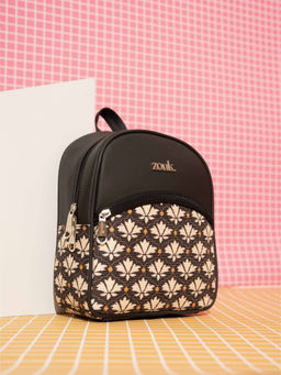 Zouk - Women Black Bidri Kaiser Dalila Mini Backpack