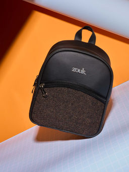 Zouk - Women Brown Bristel Dalila Mini Backpack