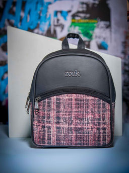 Zouk - Women Pink Cashmere Noir Dalila Mini Backpack