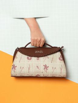 Zouk - Women Beige Auroville Amethyst Saisha Sling Bag