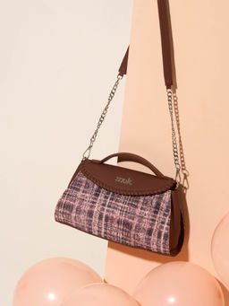 Zouk - Women Pink Cashmere Noir Saisha Sling Bag