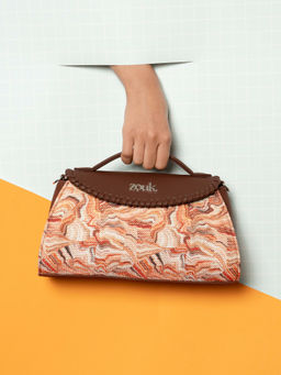 Zouk - Women Orange Nicobar Coral Saisha Sling Bag