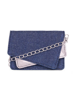 Zouk - Women Blue Aravalli Abstract Tovi Mini Sling Bag
