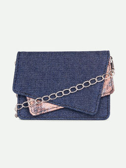 Zouk - Women Blue Ladakh Impasto Tovi Mini Sling Bag