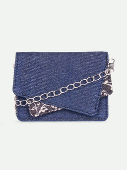 Zouk - Women Black Lattice Lace Tovi Mini Sling Bag