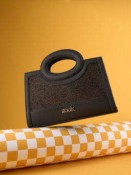 Zouk - Women Brown Bristel Zoe Sling Bag