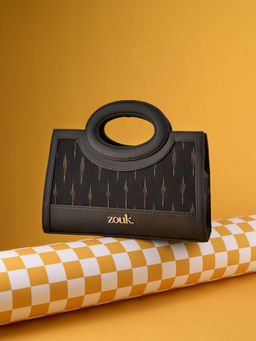 Zouk - Women Black Ikat GreRe Zoe Sling Bag