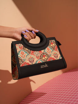 Zouk - Women Multi-Color Lattice Lace Zoe Sling Bag