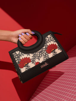 Zouk - Women Beige Mandala Print Zoe Sling Bag