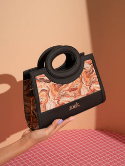 Zouk - Women Orange Nawabi Couture Zoe Sling Bag