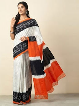 Fabindia - Cotton Ikat Weave Sari