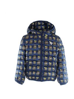 Guess - Navy Blue Polyester Printed Boys Puffer Jacket