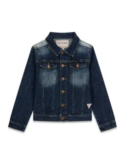 Guess - Multi-Color Cotton Solid Boys Denim Jacket