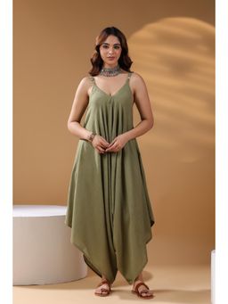 Rain & Rainbow - Women Cotton Basic Jumpsuit