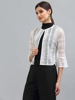 Style Quotient - Women White Shrugs