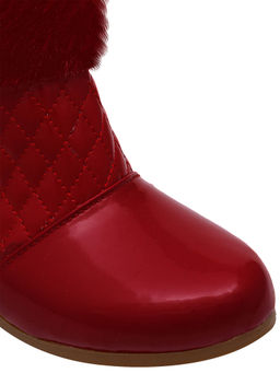 D'chica - Red Solid Boots