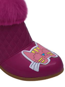 D'chica - Fuchsia Solid Boots