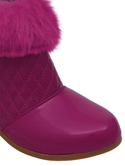 D'chica - Fuchsia Solid Boots