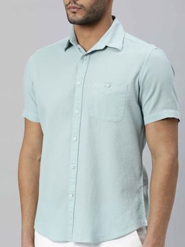 turquoise casual shirt