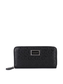 Guess - AKITA SLG MEDIUM ZIP AROUND Black Wallet