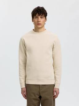 Selected - Beige Classic Sweatshirt