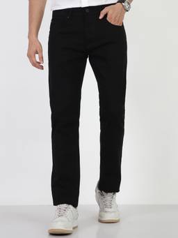 Ben Sherman - Men Black Solid Mid-Rise Stretch Jeans