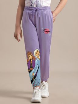 Kidsville - Frozen Printed Regular Fit Jogger for Girls